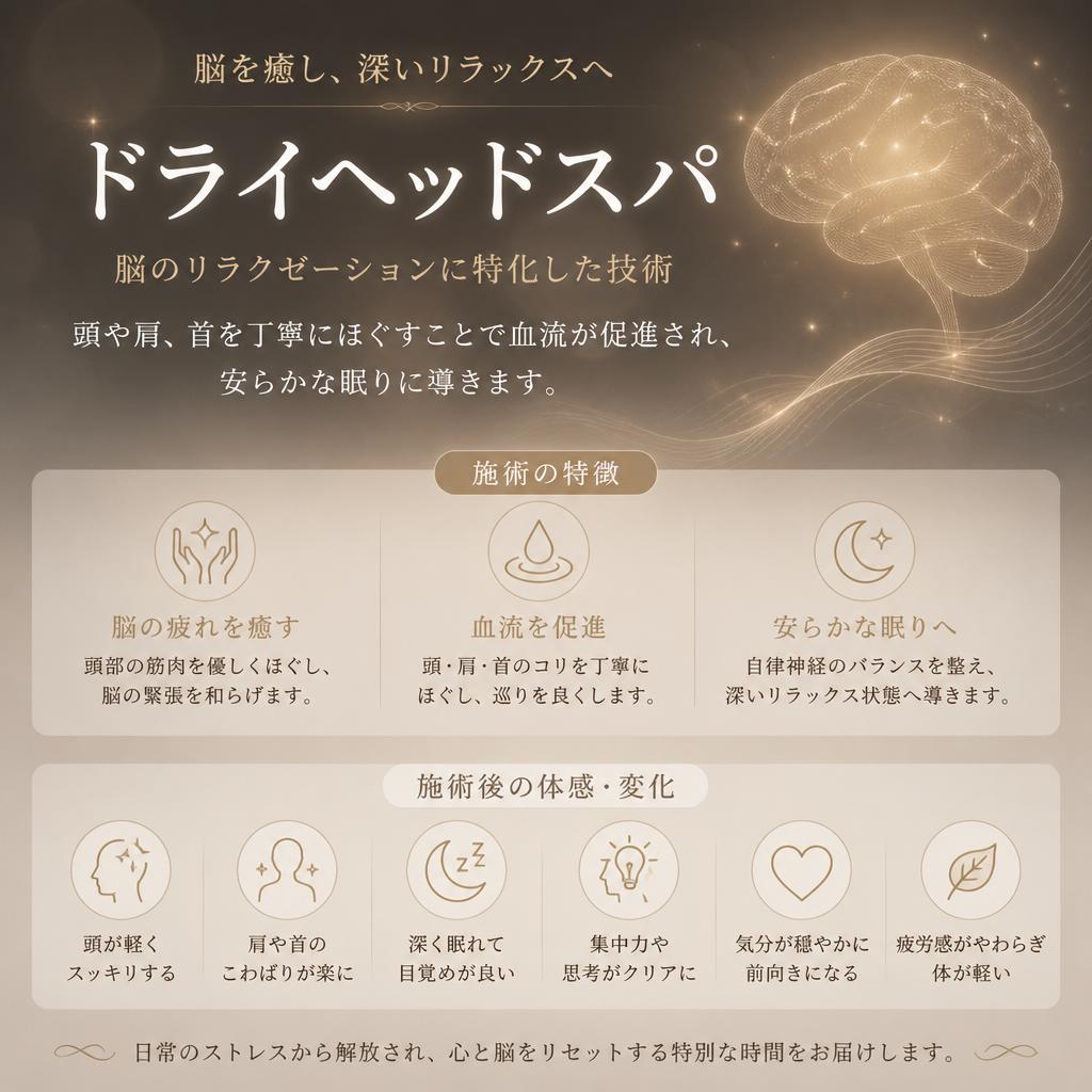 ドライヘッドスパの効果